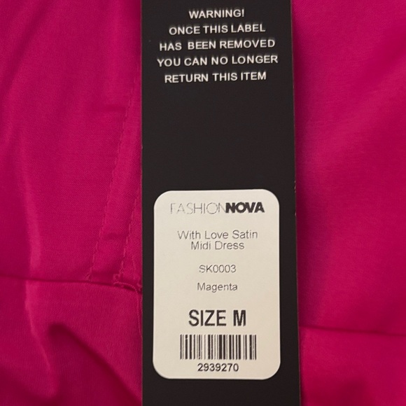 Fashion Nova Hot Pink Dress - Picture 2 of 6